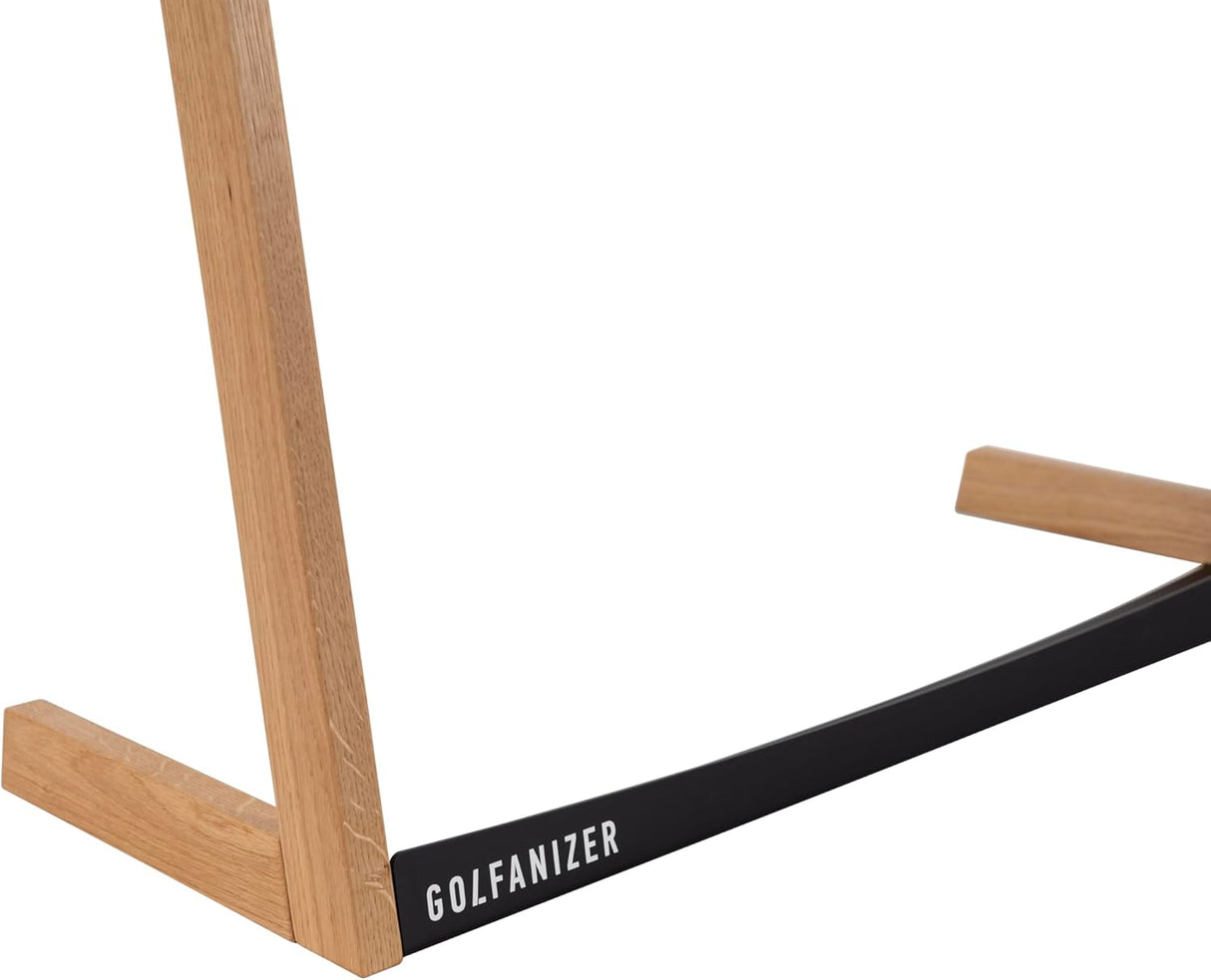 Golfanizer in EICHE schwarz - Der Design Golfschlägerständer | Made in Germany