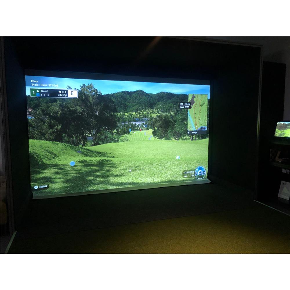ELITE Golf Simulator Einzelbox Enclosure ALU Frame
