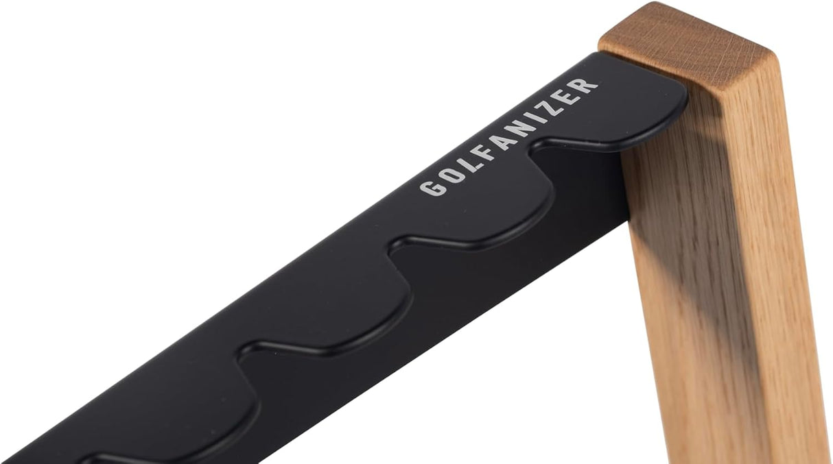 Golfanizer in EICHE schwarz - Der Design Golfschlägerständer | Made in Germany