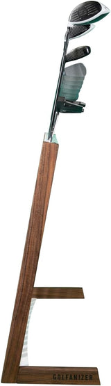 Golfanizer in NUSSBAUM weiss - Der Design Golfschlägerständer | Made in Germany