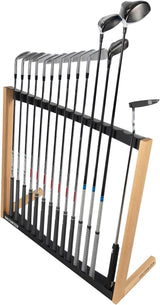 Golfanizer in EICHE schwarz - Der Design Golfschlägerständer | Made in Germany