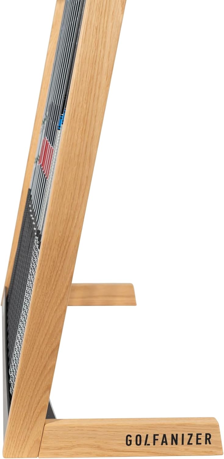 Golfanizer in EICHE schwarz - Der Design Golfschlägerständer | Made in Germany