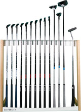 Golfanizer in EICHE weiss - Der Design Golfschlägerständer | Made in Germany