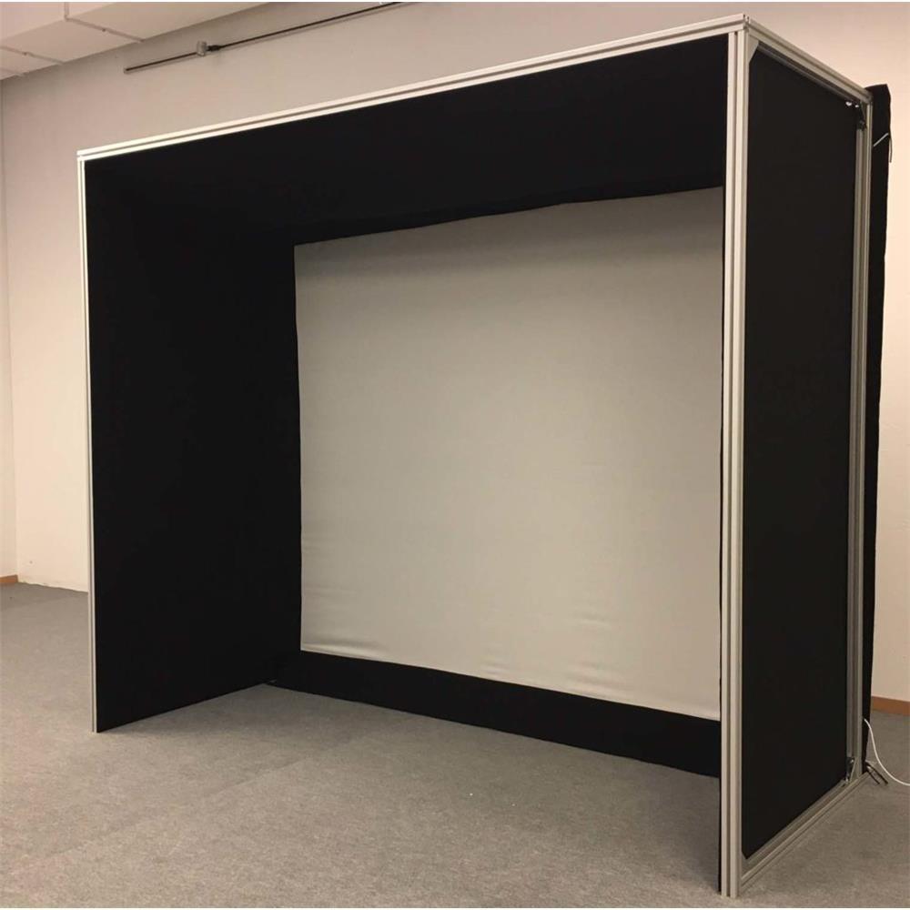 ELITE Golf Simulator Einzelbox Enclosure ALU Frame