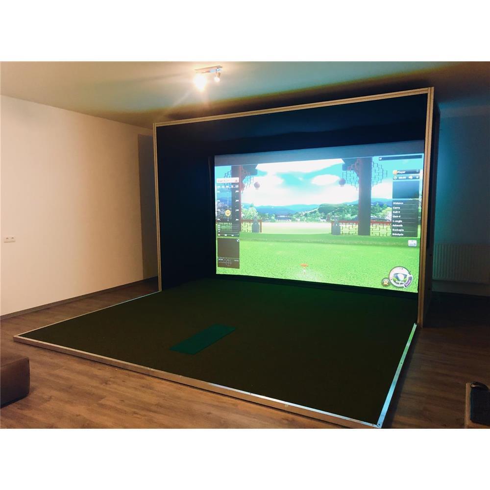 ELITE Golf Simulator Einzelbox Enclosure ALU Frame